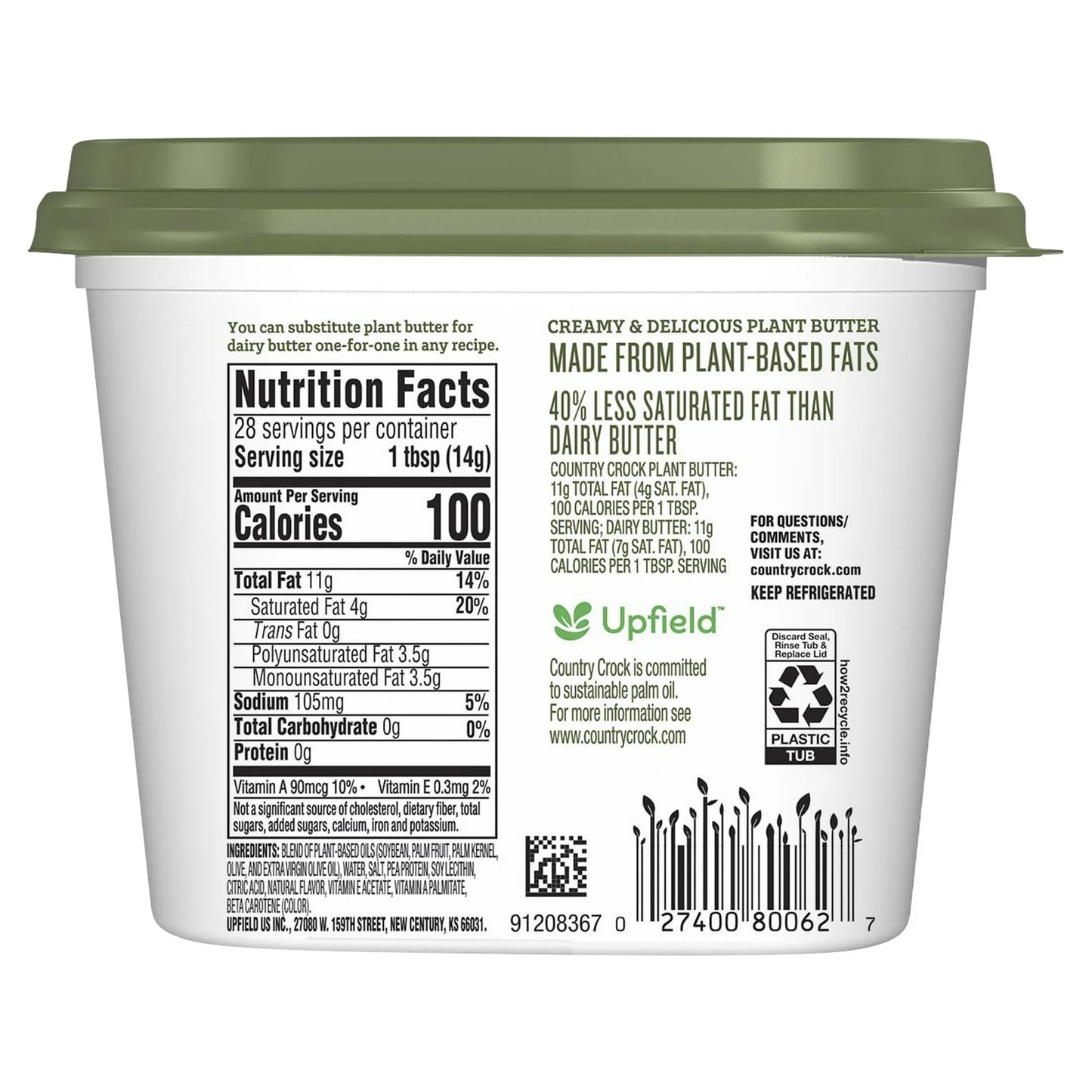 Country Crock Plant Butter with Olive Oil