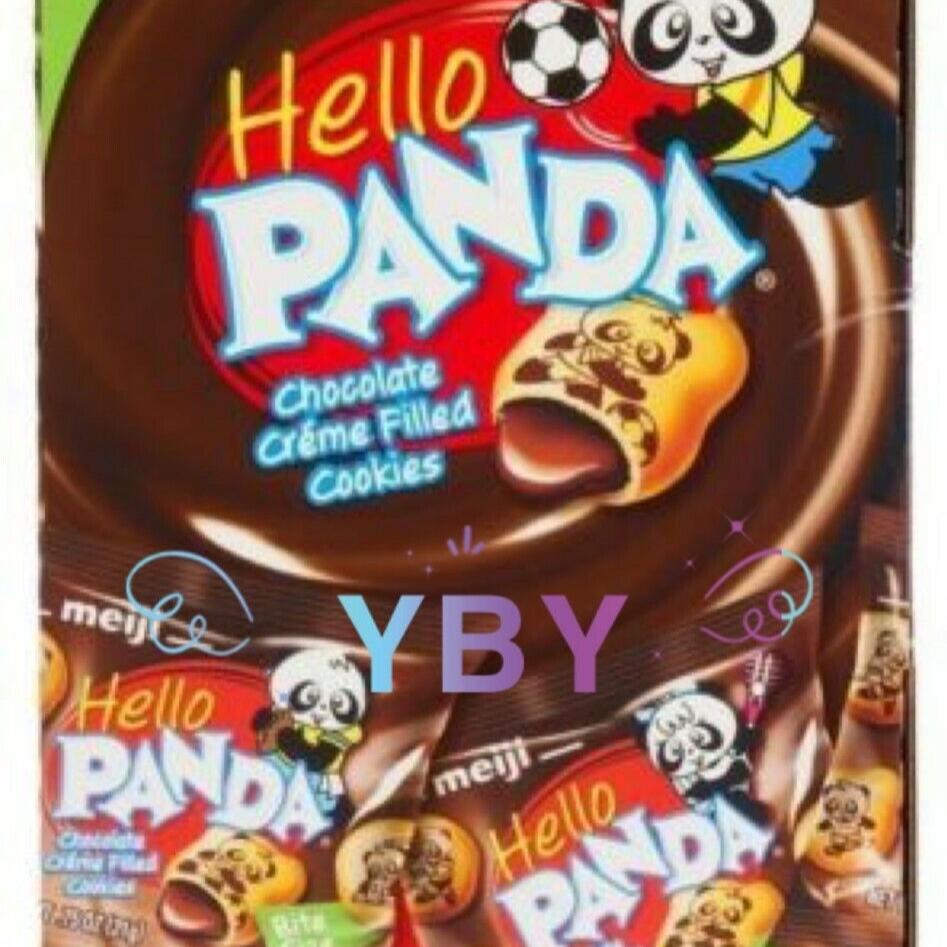 Meiji Hello Panda Chocolate Creme Filled Cookies 32PK