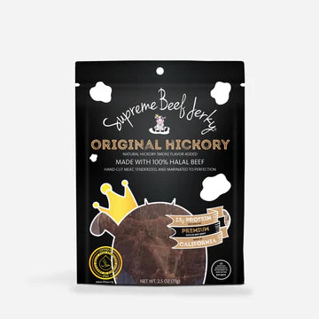 Supreme - Hand Cut Halal Original Hickory Beef Jerky