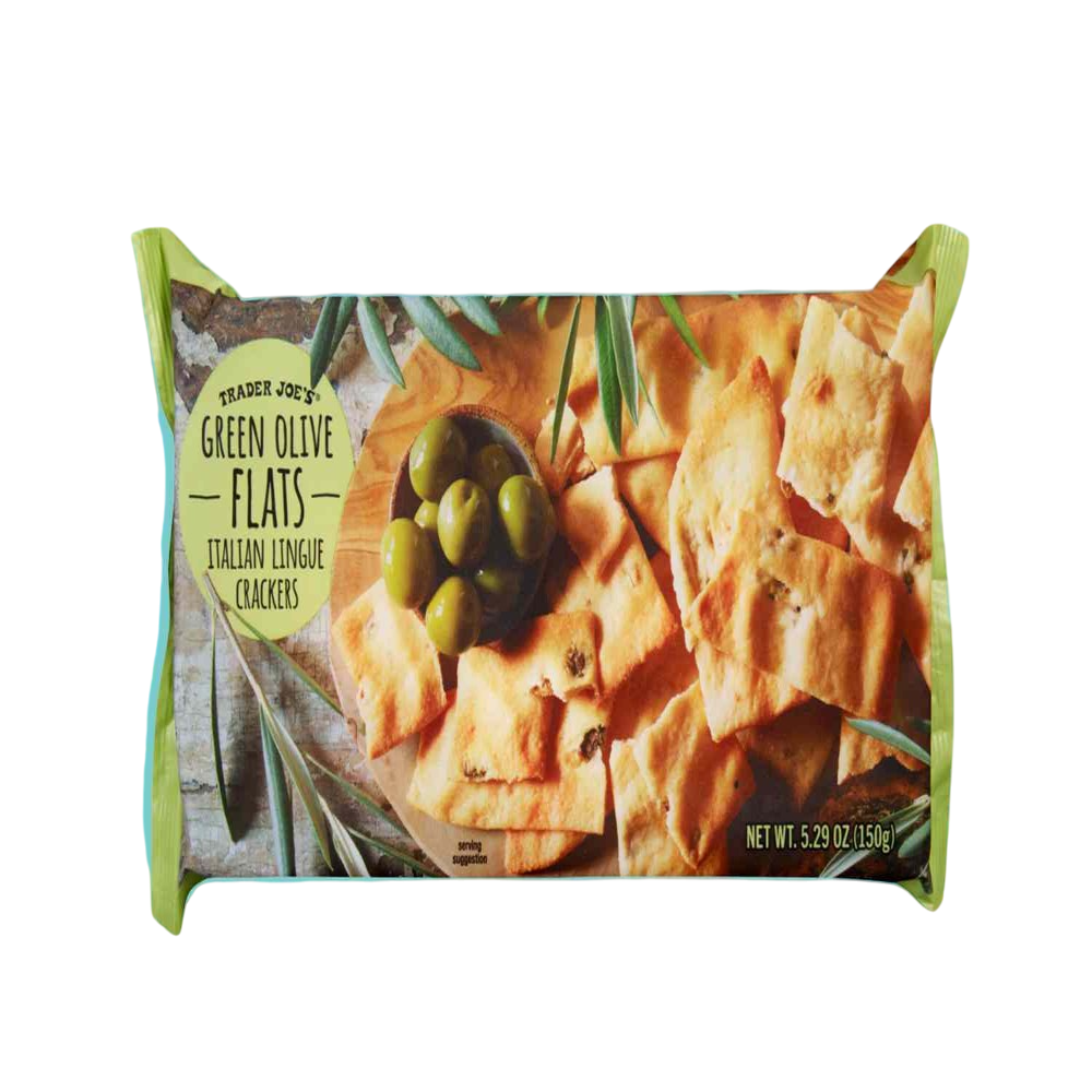 Trader Joe's Green Olive Flats Crackers