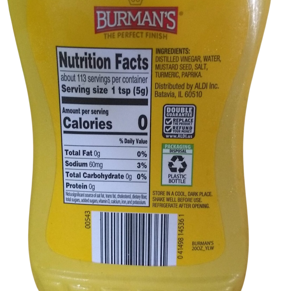 Burman's Yellow Mustard