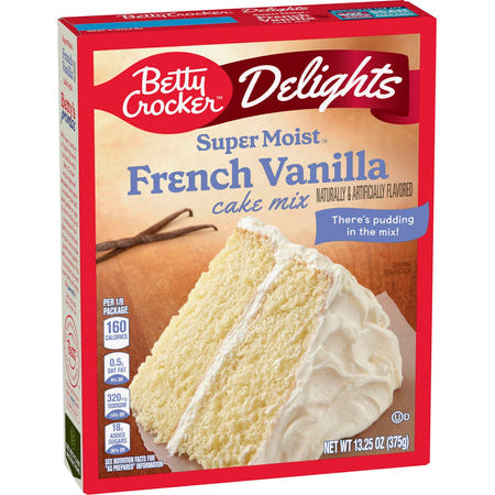 Super Moist French Vanilla Cake Mix