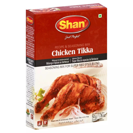 Shan Chicken Tikka BBQ Masala and Seasoning Mix.
