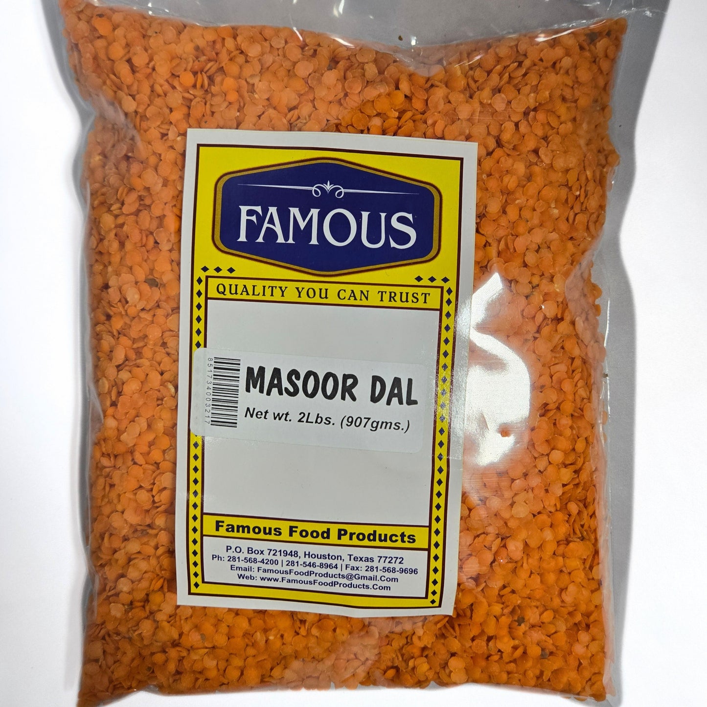 Famous Masoor Dal (Lentils)