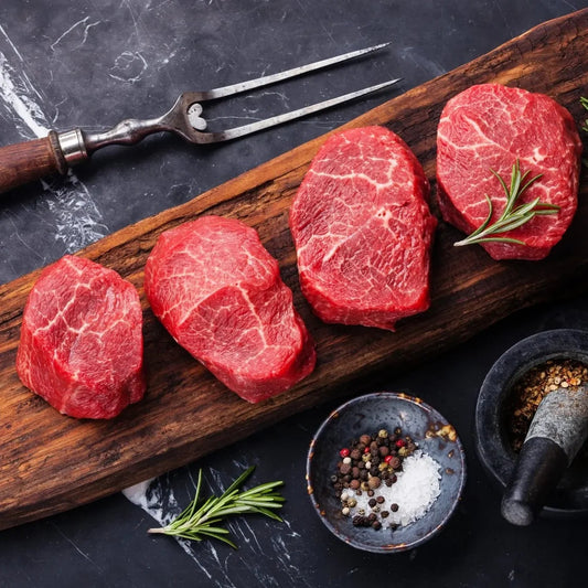 Hand Cut Zabiha Halal Beef Tenderloin Steak (Boneless)