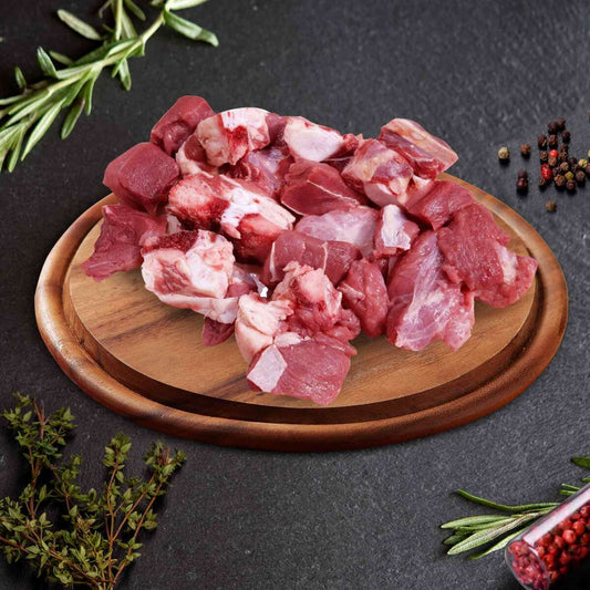 Hand Cut Zabiha Halal Beef Leg (With Bone)