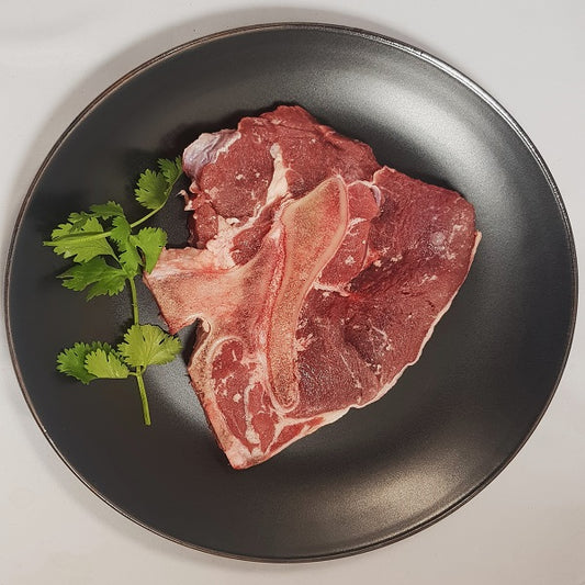 Hand Cut Zabiha Halal Beef Bone In Steak