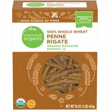 Simple Truth Organic 100% Whole Wheat Penne Rigate Pasta