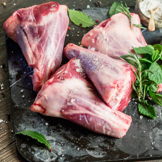 Hand Cut Zabiha Halal Lamb Shank (With Bone)
