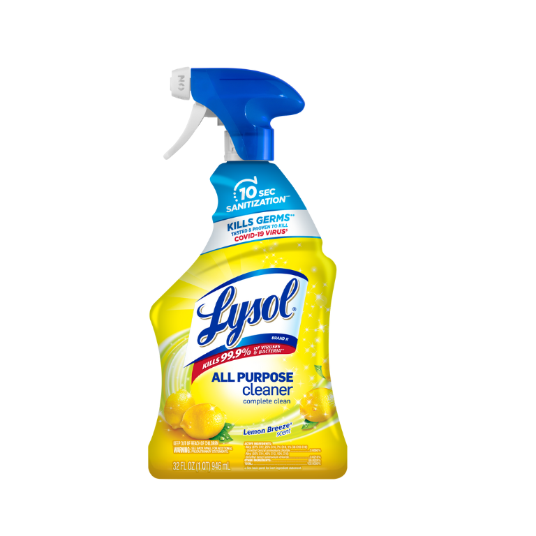 Lysol All purpose Cleaner Spray, Disinfecting Spray, Lemon Breeze