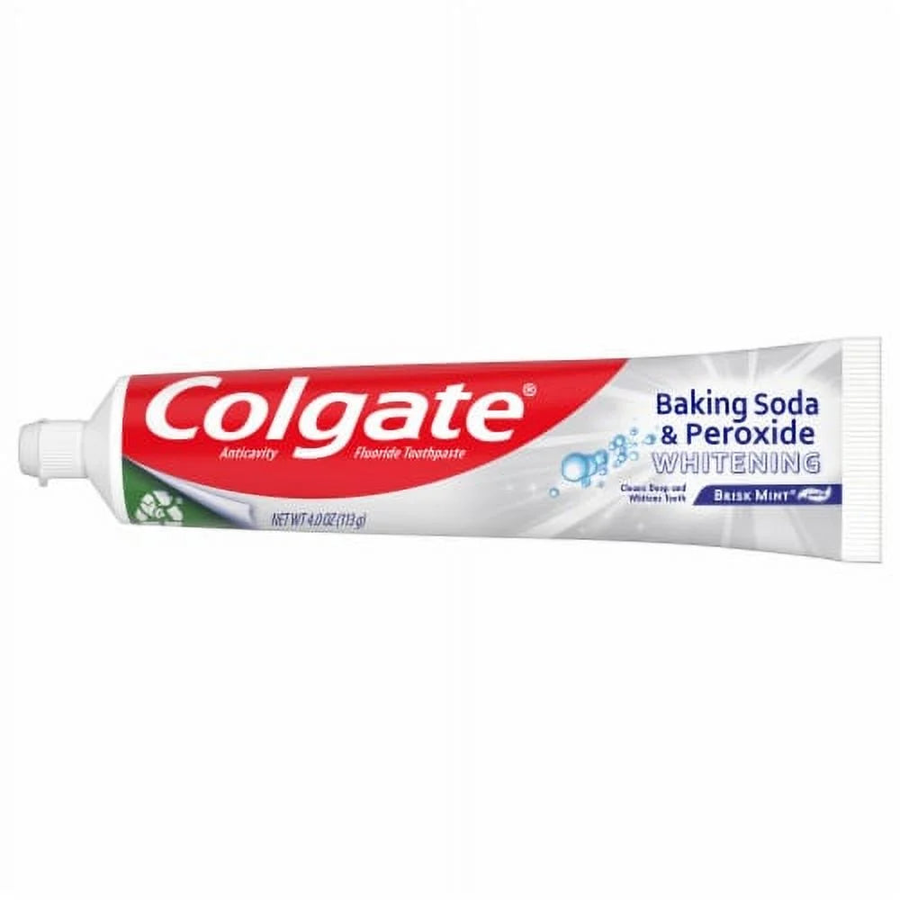 Colgate Baking Soda And Peroxide Whitening Toothpaste Brisk Mint
