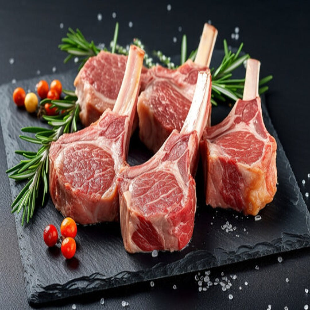 Hand Cut Zabiha Halal Lamb Chops