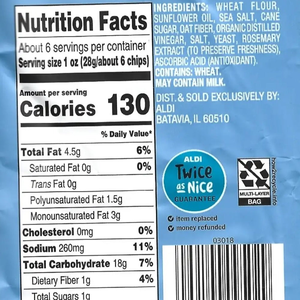 Clancy's Bagel Chips Sea Salt