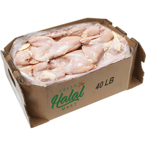 Hand Cut Zabiha Halal Chicken Thigh Meat Boneless Bulk