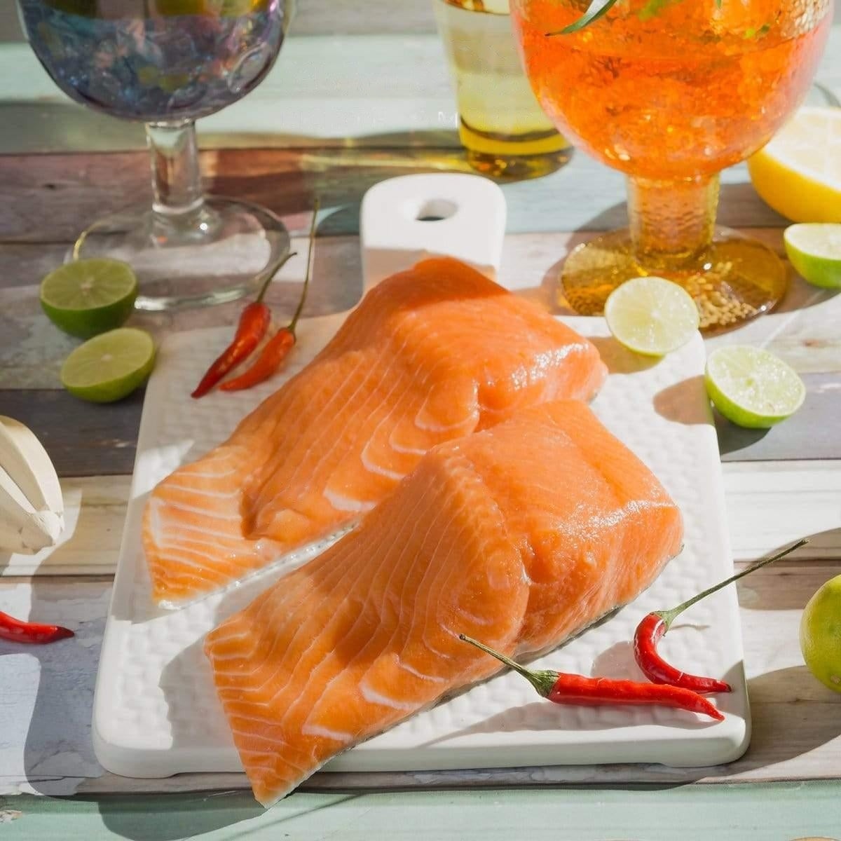 Wild Alaskan Chum Salmon Fish (Boneless)