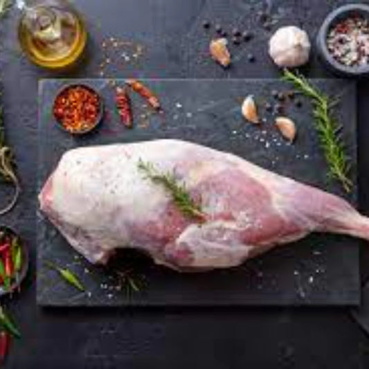 Hand Cut Zabiha Halal Lamb Leg Whole