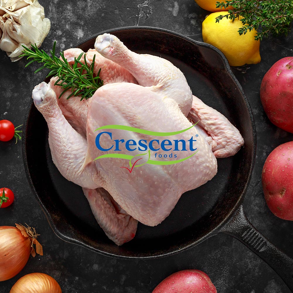 Crescent Hand Cut Zabiha Halal Whole Chicken