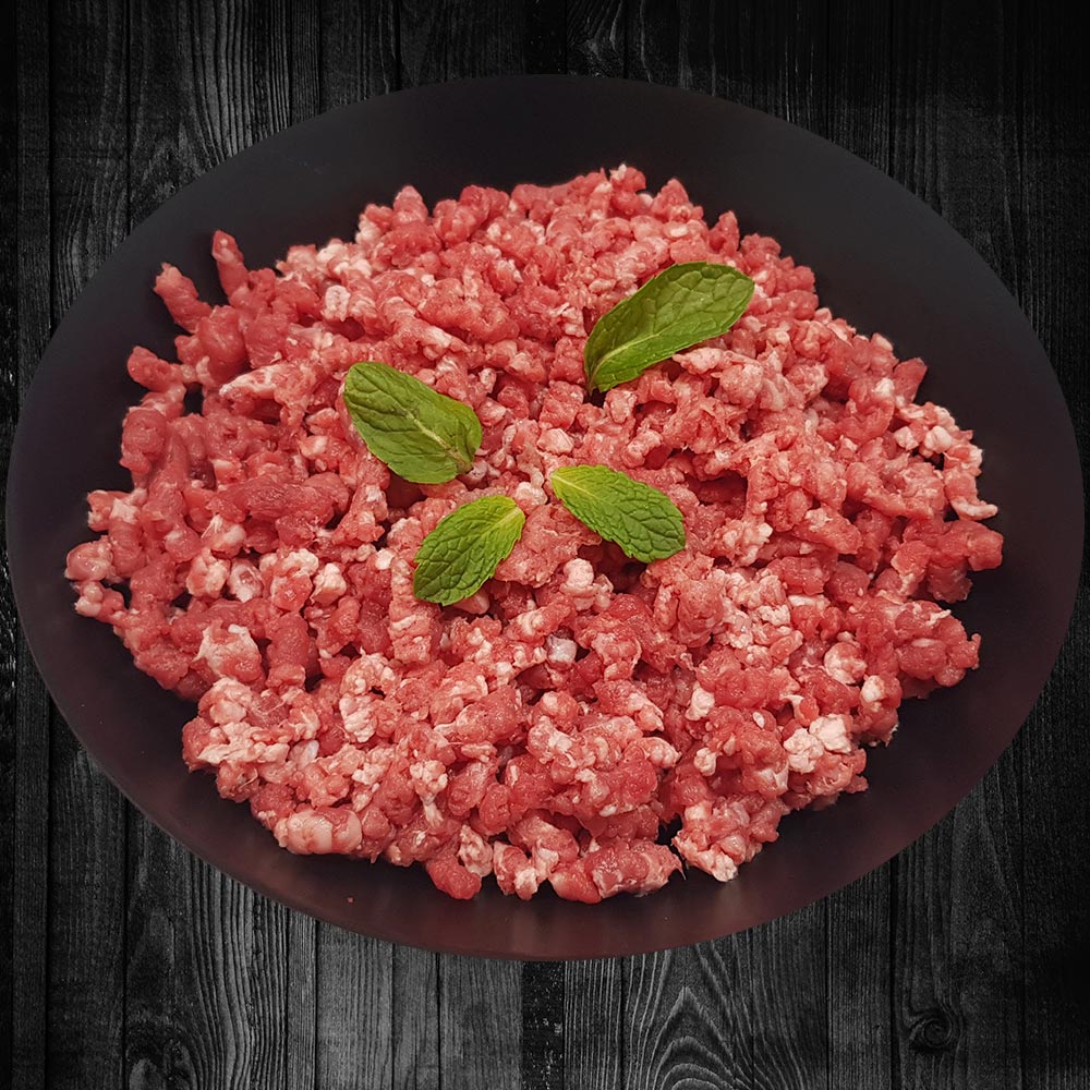 Hand Cut Zabiha Halal Beef Mince