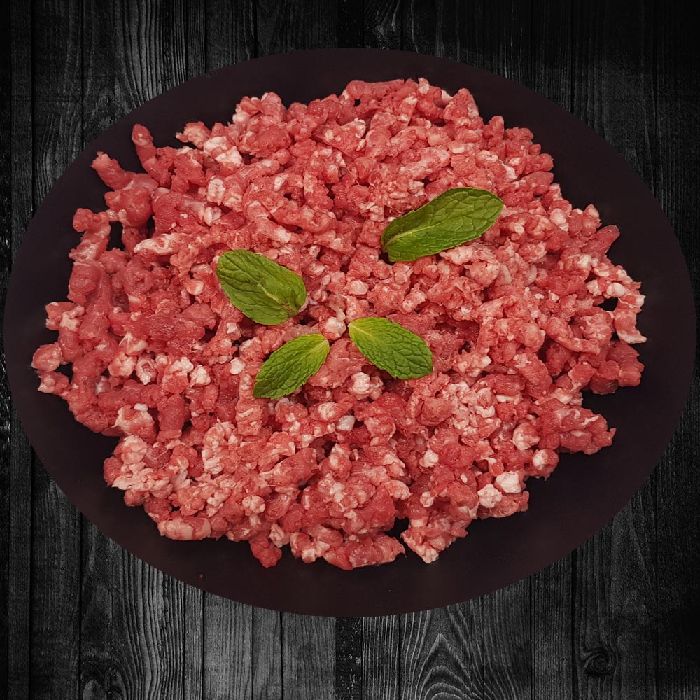 Hand Cut Zabiha Halal Beef Mince