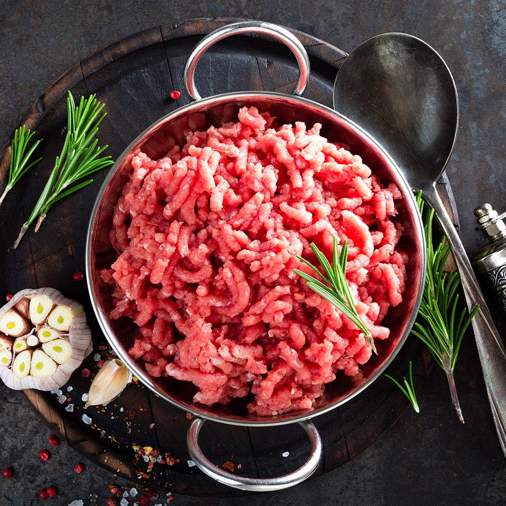 Hand Cut Zabiha Halal Beef Mince