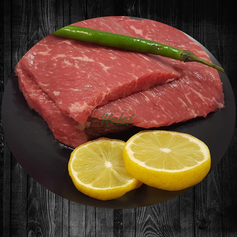 Hand Cut Zabiha Halal Beef Steak