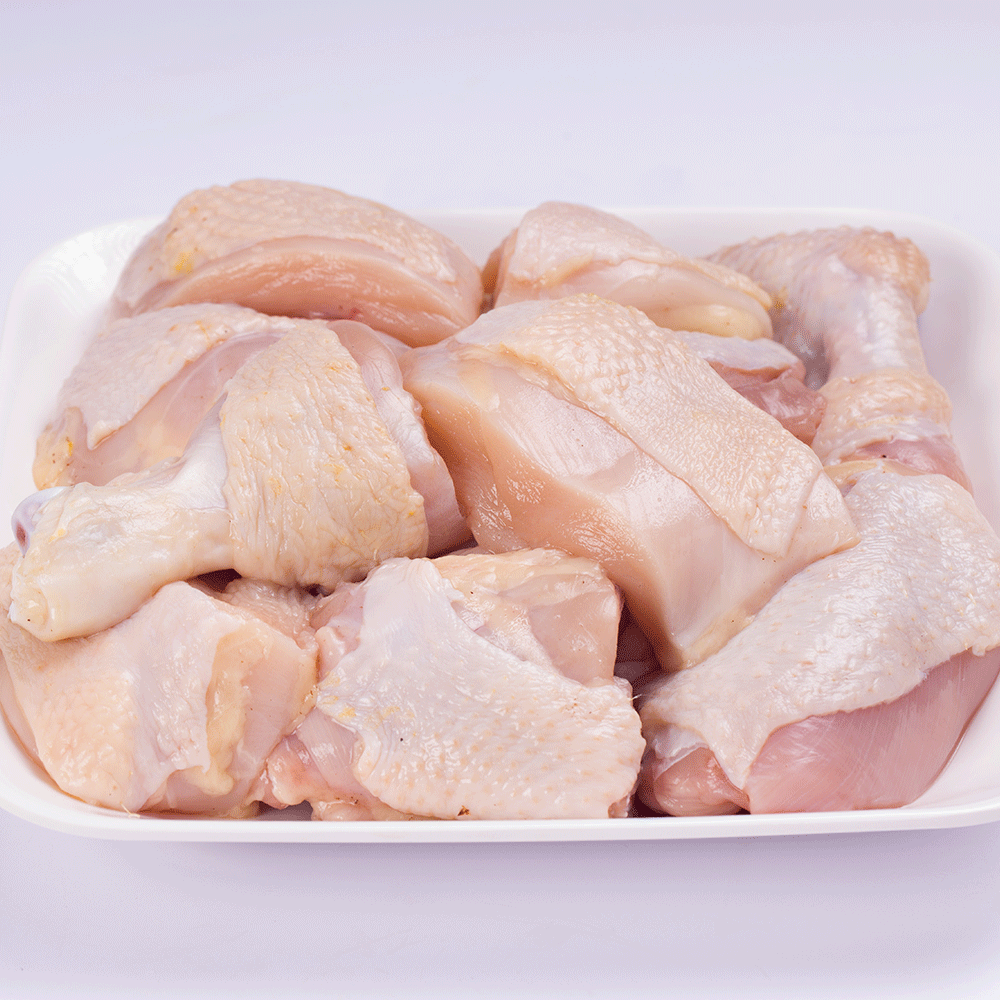 Hand Cut Zabiha Halal Chicken Cut