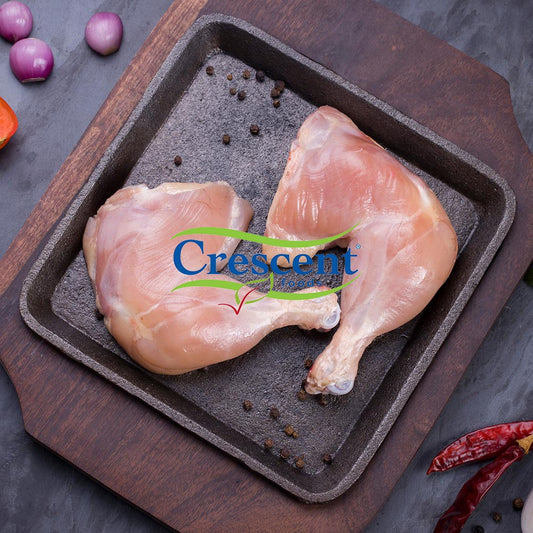 Crescent Hand Cut Zabiha Halal Chicken Leg Quarter